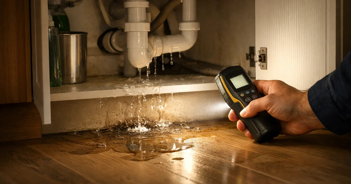finding a water leak