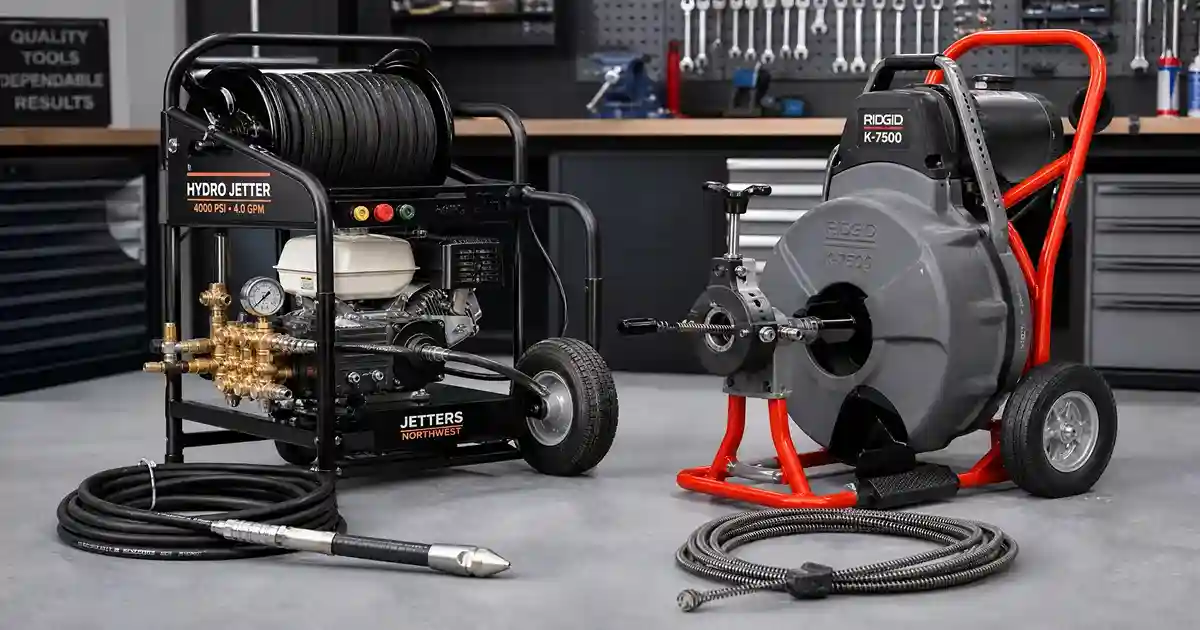 Drain Snaking vs Hydro Jetting