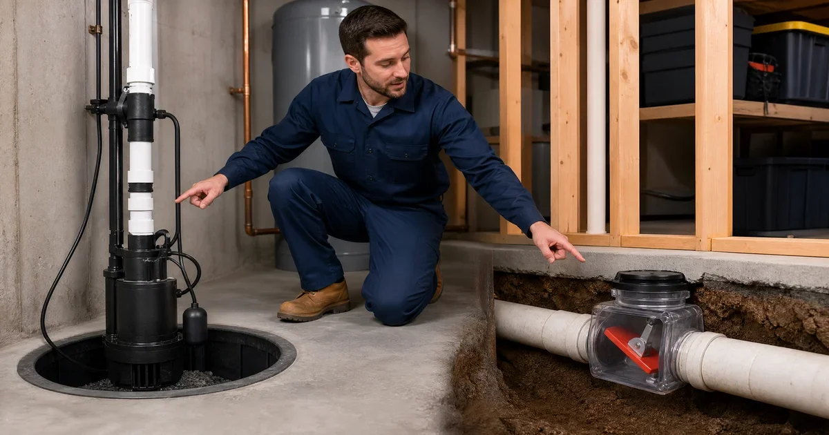 Backwater valve vs sump pump differences and which one your home needs